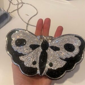 Judith leiber butterfly handbag mini bag evening clutch